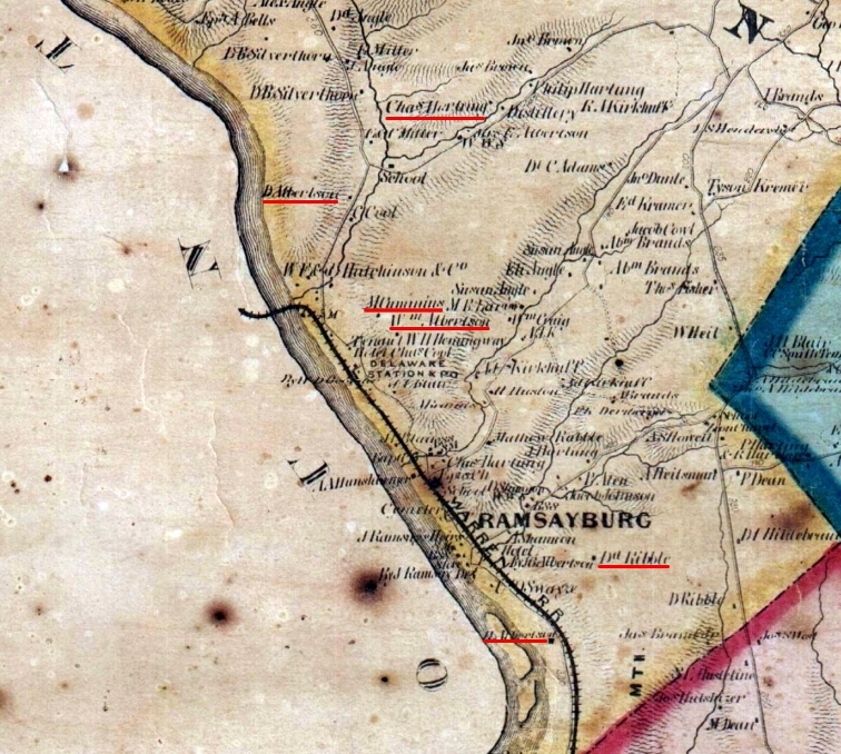 1860 Knowlton Tax Map
