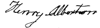 Henry Albertson L.S.